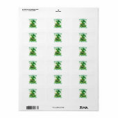 Étiquette Tout réservé pour la Saint-Patrick (Feuille entière)