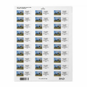 Étiquette Tracteur Moving Hay Bales (Feuille entière)