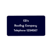 ÉTIQUETTE TRADES, TOIT (Devant)