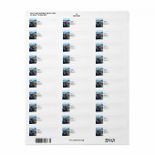 Étiquette Train avec deux locomotives Roanoke, VA (Feuille entière)