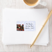 Étiquette Train de vacances (En situation)