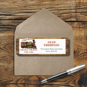 Étiquette Train Deuxième fête d'anniversaire Chugga Chugga D