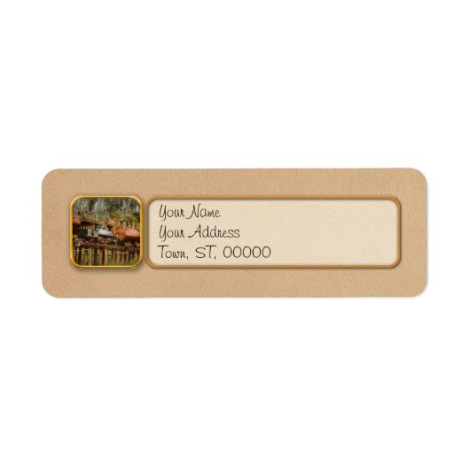 Étiquette Train - Exploitation forestière - La décharge du m (Devant)