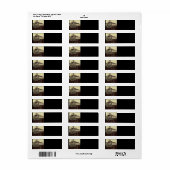 Étiquette Train rustique (Feuille entière)