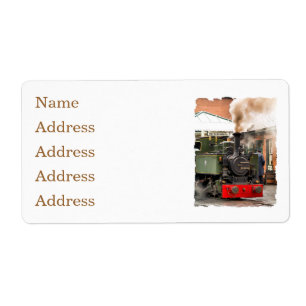 ÉTIQUETTE TRAINS À VAPEUR