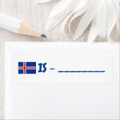 Étiquette Transfert de l'Islande (En situation)