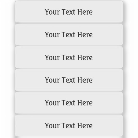 Étiquette Transparent De Moitié De Pouce Sur 3 Pou (Devant)