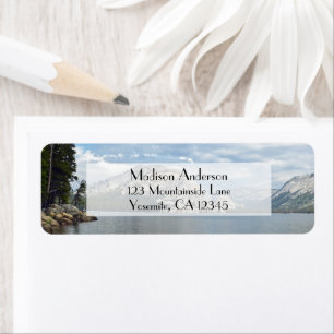 Étiquette Travel National park Yosemite Adresse de retour