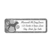 Étiquette Trek Walker Coonhound Silhouette (Devant)