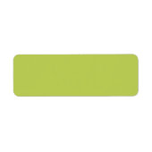 Étiquette Trendy Soft Chartreuse Address Labels (Devant)