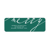 Étiquette Très Joyeux Noël (Devant)