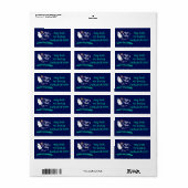 Étiquette Trick mignon ou Treat Ghost (Feuille entière)