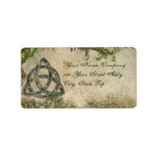Étiquette Triquetra naturel