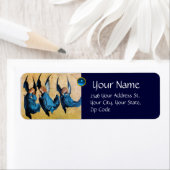 Étiquette TROIS ANGES EN BLEU, Sapphire (En situation)