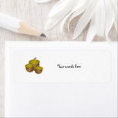 Étiquette Trois glands bruns (En situation)