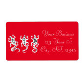 Étiquette Trois Lizards Thunder_Cove style sud-ouest (Devant)