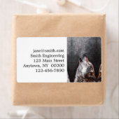 Étiquette Trois loups hurlent (En situation)