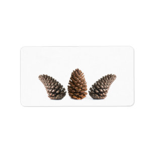 Étiquette Trois pinecones