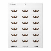 Étiquette Trois pinecones (Feuille entière)