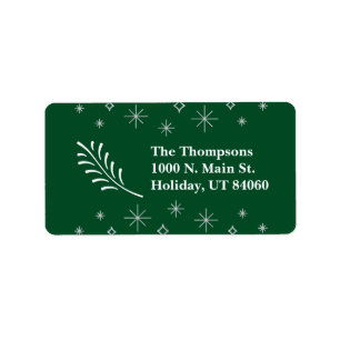 Étiquette TROISIÈME JOUR de NOËL/d'étiquettes de Noël