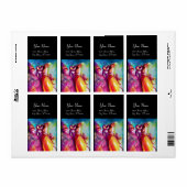 Étiquette TROISIÈME MASQUE /Concepteur de costumes, Artiste  (Feuille entière)