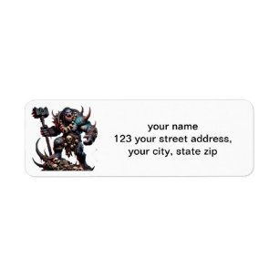 Étiquette Troll avec Mace