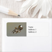 Étiquette Trompette avec Lyre (En situation)