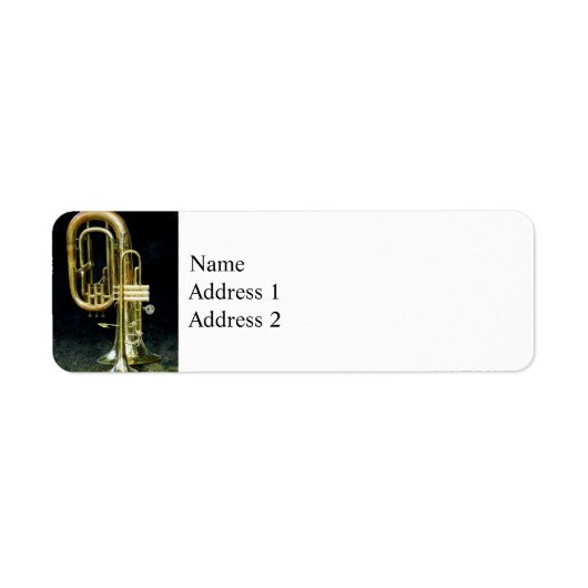 Étiquette Trompette et Tuba (Devant)