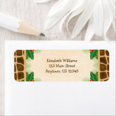 Étiquette Tropical Jungle Adresse de retour (En situation)