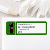 Étiquette Trou en un Golf Charmant (En situation)