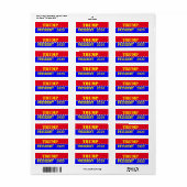 ÉTIQUETTE TRUMP 2020 (Feuille entière)