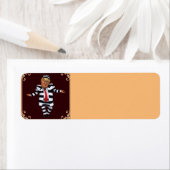 Étiquette Trump in Prison Wear Return Adresse label (En situation)