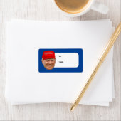 Étiquette TRUMP MAGA Noël (En situation)