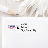 ÉTIQUETTE TRUMP MEILLEUR POTUS (En situation)