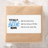 Étiquette Tshirts et cadeaux de Beppe totalement géniaux (En situation)