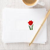 Étiquette Tulip (En situation)