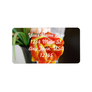Étiquette Tulipe de soie