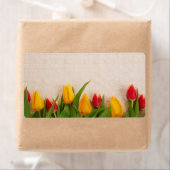 Étiquette Tulipes de printemps (En situation)