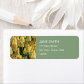 Étiquette Tulips Sunshine Yellow (En situation)