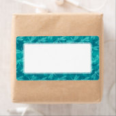 Étiquette Turquoise Green Dragonfly Dance Nature Lover (En situation)