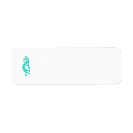 Étiquette Turquoise Kokopelli (Devant)