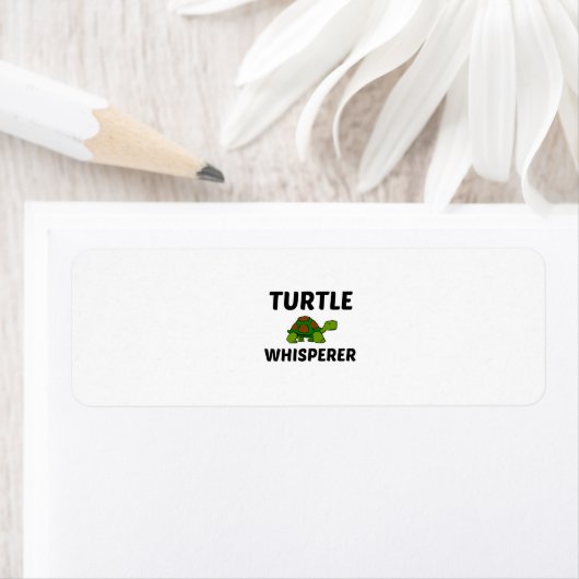 ÉTIQUETTE TURTTLE WHISPERER (En situation)