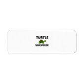ÉTIQUETTE TURTTLE WHISPERER (Devant)