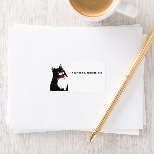 Étiquette Tux (En situation)