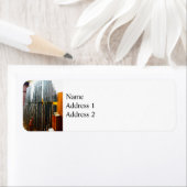 Étiquette Tuyaux d'orgue (En situation)