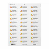 Étiquette TWEETY™ et Papillon (Feuille entière)