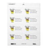 Étiquette Twin Boys New Mom Cadeaux (Feuille entière)