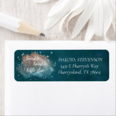 Étiquette Twinkle Little Star | Adresse de douche en (En situation)