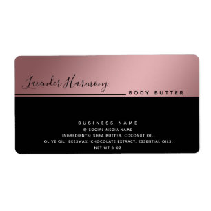 Étiquette Typographie de luxe moderne simple marque de produ