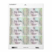 Étiquette Typographie professionnelle logo holographique pro (Feuille entière)